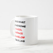 指導相談員素晴らし学校 コーヒーマグカップ (正面左)