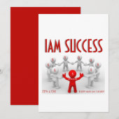 指導者が立つ 招待状 (正面/裏面)