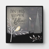 指導者でさえ～する必要があ後を追る フォトプラーク (正面)