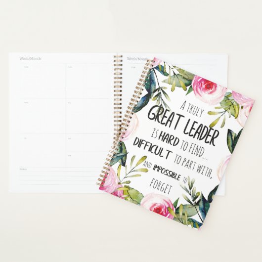 指導者素晴らしギフト素晴らし指導者の自由ゴール力 プランナー手帳 (ディスプレー)