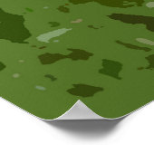 指導部やる気を起こさせる長のライオンアポップ・アートのート ポスター (角)