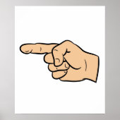 指差し ポスター (正面)