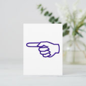 指差し ポストカード (スタンド正面)