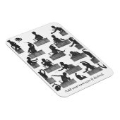 指揮者のマーラー – 音楽クラシカル曲 マグネット (右側)