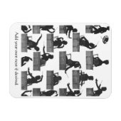 指揮者のマーラー – 音楽クラシカル曲 マグネット (横)