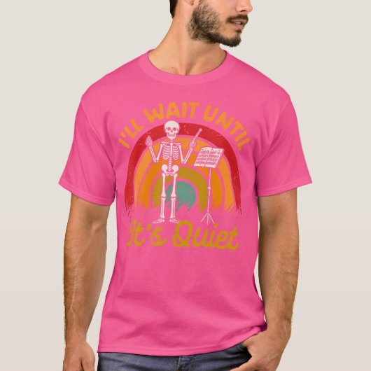 指揮者の合唱指揮者の音楽まで待つ』 Tシャツ (正面)
