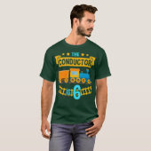 指揮者は6誕生日鉄道 Tシャツ (正面フル)