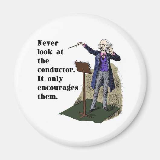 指揮者を見ない マグネット (正面)