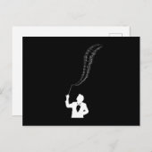 指揮者オーケストラクラシカルミュージックノートのギフト ポストカード (正面/裏面)