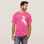 指揮者クロック音楽オーケストラ Tシャツ (正面フル)
