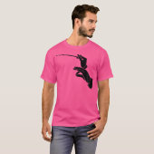 指揮者クロック音楽オーケストラ Tシャツ (正面フル)
