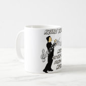 指揮者ノータイム・マイ・オーケストラ・ニーズ・ミー コーヒーマグカップ (正面左)