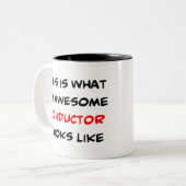 指揮者素晴らし、 ツートーンマグカップ (正面左)