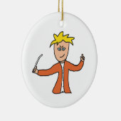 指揮者 セラミックオーナメント (右)