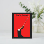 指揮者 バンドリーダー リサイタル オーケストラ ご招待 招待状 (スタンド正面)