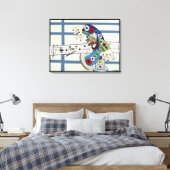 『指揮者』ルチェル・アレクサンダー キャンバスプリント (インサイチュ (寝室))