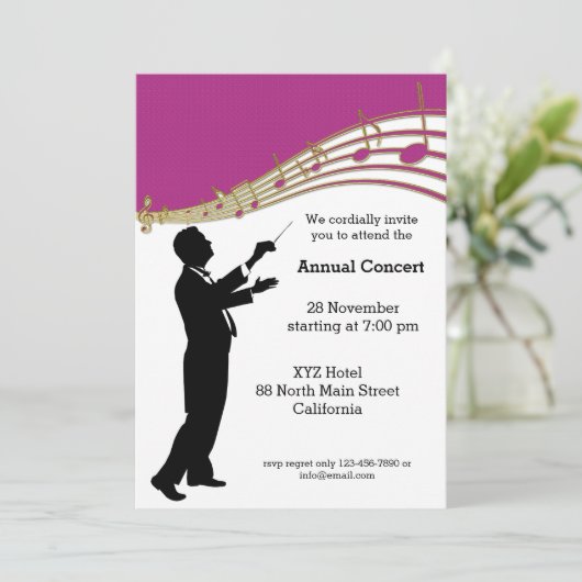 指揮者 招待状 (スタンド正面)