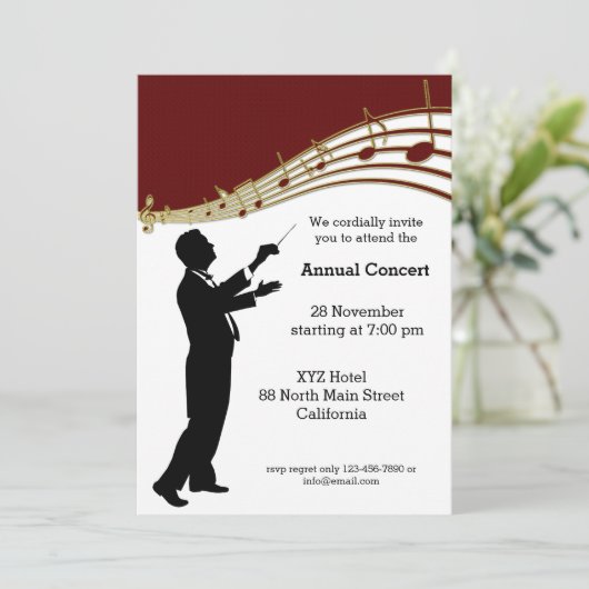 指揮者 招待状 (スタンド正面)