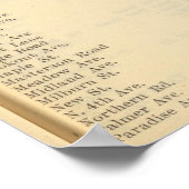 指数タウンズ、ブロンックスビル ポスター (角)