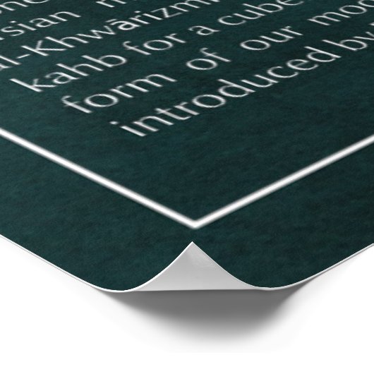 指数 ポスター (角)