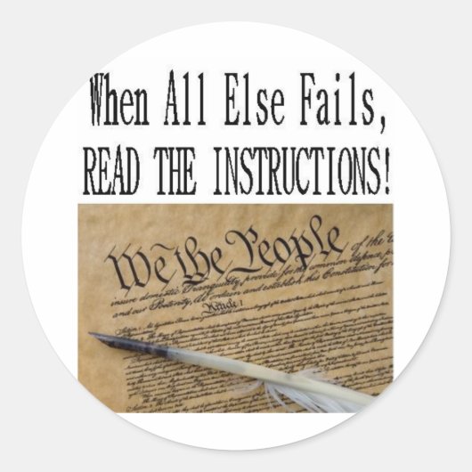 指示は単純 ラウンドシール (正面)