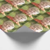 指示を含むあなたの写真の包装紙 ラッピングペーパー (角)