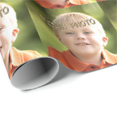 指示を含むあなたの写真の包装紙 ラッピングペーパー (ロールコーナー)