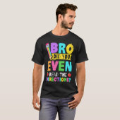 指示書ちゃんと読んだ？先生1 Tシャツ (正面フル)