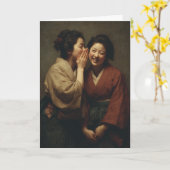 「指示来と一緒に？」 バースデー カード (黄色い花)