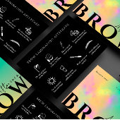 指示気に後のブロー抽象芸術水色 名刺