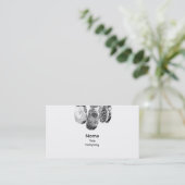 指紋が付いているユニークな名刺 名刺 (スタンド正面)