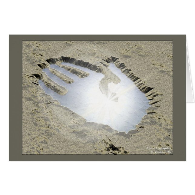 指紋のキス (正面横)