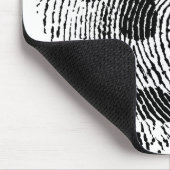 指紋のスカル マウスパッド (コーナー)