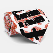 指紋のタイ ネクタイ (ロール)