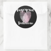 指紋の技術者がある愛 ラウンドシール (バッグ)