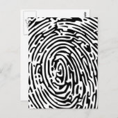 指紋の背景 ポストカード (正面/裏面)