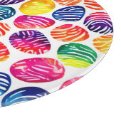 指紋カラフル芸術 カッティングボード (角)