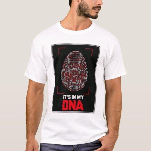 指紋シャツ Tシャツ (正面)