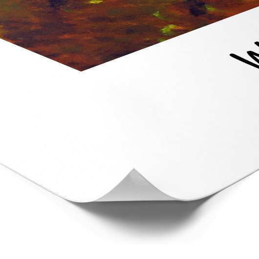 指紋ツリー ポスター (角)