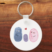 指紋ファミリ キーホルダー (正面)