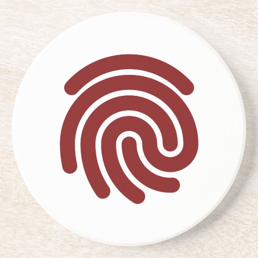 指紋ベクトルコースター コースター (正面)