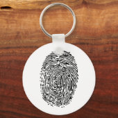 指紋ユニークキーホルダー キーホルダー (正面)