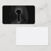 指紋ロック 名刺 (正面/裏面)