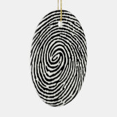 指紋 セラミックオーナメント (右)