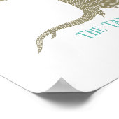 指紋 ツリー 家族 合同 記念帳 ポスター (角)