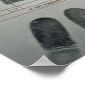 指紋 ポスター (角)