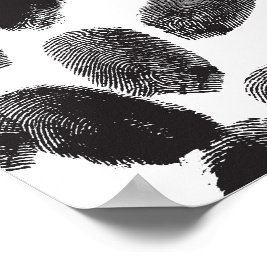 指紋 ポスター (角)