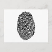 指紋 ポストカード (正面)