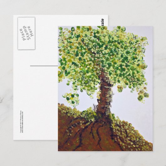 指紋 ポストカード (正面/裏面)