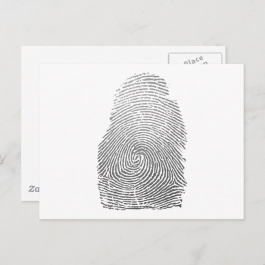 指紋 ポストカード (正面/裏面)